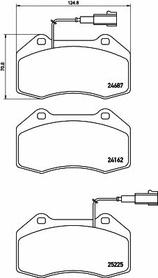 Hella-Pagid 8DB 355 016-141 Brake Pad Set, disc brake 8DB355016141