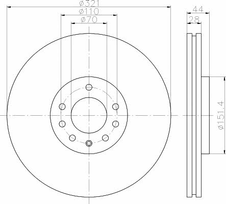 Buy Hella-Pagid 8DD 355 113-101 at a low price in United Arab Emirates!