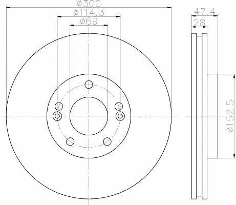 Buy Hella-Pagid 8DD 355 114-481 at a low price in United Arab Emirates!