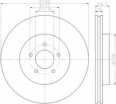 Buy Hella-Pagid 8DD 355 115-471 at a low price in United Arab Emirates!