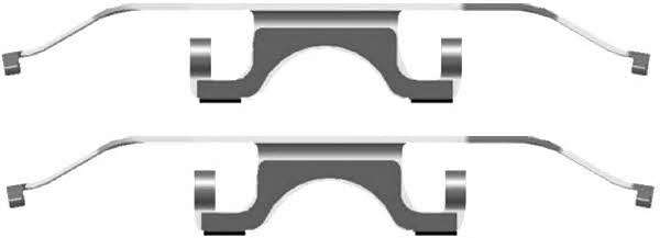 Hella-Pagid 8DZ 355 201-551 Mounting kit brake pads 8DZ355201551