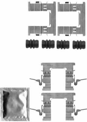 Hella-Pagid 8DZ 355 205-211 Mounting kit brake pads 8DZ355205211