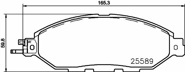 Hella-Pagid 8DB 355 021-711 Brake Pad Set, disc brake 8DB355021711