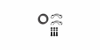 HJS Leistritz 82 11 1075 Mounting kit for exhaust system 82111075