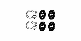 HJS Leistritz 82 11 1537 Mounting kit for exhaust system 82111537