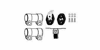 HJS Leistritz 82 11 1563 Mounting kit for exhaust system 82111563