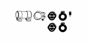 HJS Leistritz 82 11 2062 Mounting kit for exhaust system 82112062