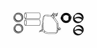 HJS Leistritz 82 12 0226 Mounting kit for exhaust system 82120226