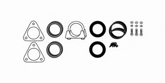 HJS Leistritz 82 12 1803 Mounting kit for exhaust system 82121803