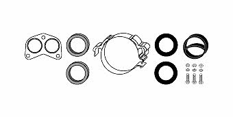 HJS Leistritz 82 12 1807 Mounting kit for exhaust system 82121807