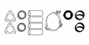 HJS Leistritz 82 12 1836 Mounting kit for exhaust system 82121836