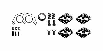 HJS Leistritz 82 12 2009 Mounting kit for exhaust system 82122009