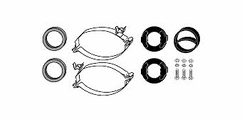 HJS Leistritz 82 12 2118 Mounting kit for exhaust system 82122118