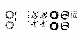 HJS Leistritz 82 12 2152 Mounting kit for exhaust system 82122152
