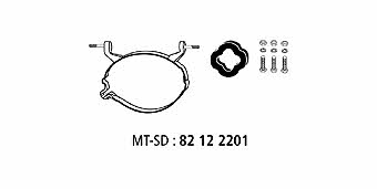 HJS Leistritz 82 12 2201 Mounting kit for exhaust system 82122201