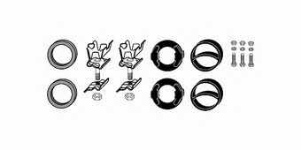 HJS Leistritz 82 12 2214 Mounting kit for exhaust system 82122214