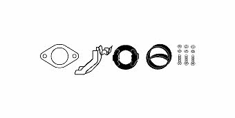 HJS Leistritz 82 12 2215 Mounting kit for exhaust system 82122215