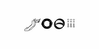HJS Leistritz 82 12 2216 Mounting kit for exhaust system 82122216