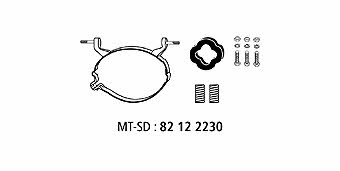 HJS Leistritz 82 12 2230 Mounting kit for exhaust system 82122230