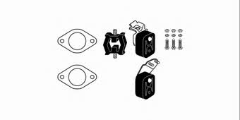 HJS Leistritz 82 12 2239 Mounting kit for exhaust system 82122239