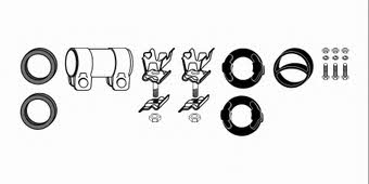 HJS Leistritz 82 12 2252 Mounting kit for exhaust system 82122252