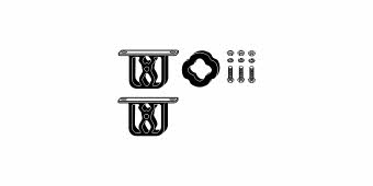 HJS Leistritz 82 12 2265 Fitting kit for silencer 82122265