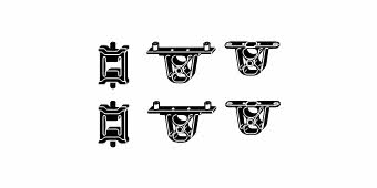 HJS Leistritz 82 12 2295 Mounting kit for exhaust system 82122295