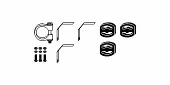 HJS Leistritz 82 13 2429 Mounting kit for exhaust system 82132429