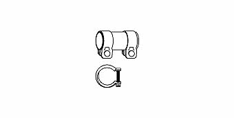 HJS Leistritz 82 22 4457 Mounting Kit, catalytic converter 82224457