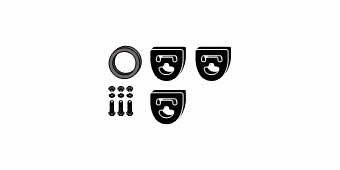 HJS Leistritz 82 13 2516 Mounting kit for exhaust system 82132516