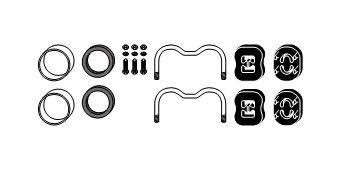 HJS Leistritz 82 13 6396 Mounting kit for exhaust system 82136396