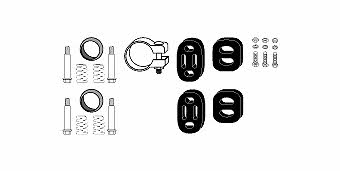 HJS Leistritz 82 14 0504 Mounting kit for exhaust system 82140504