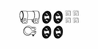 HJS Leistritz 82 14 1772 Mounting kit for exhaust system 82141772