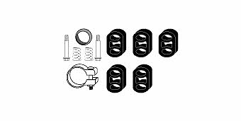 HJS Leistritz 82 14 1774 Mounting kit for exhaust system 82141774