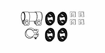 HJS Leistritz 82 14 1779 Mounting kit for exhaust system 82141779