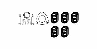 HJS Leistritz 82 14 1787 Mounting kit for exhaust system 82141787