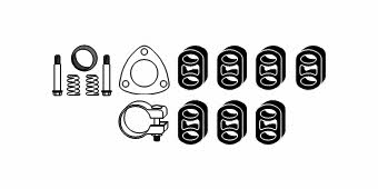 HJS Leistritz 82 14 1788 Mounting kit for exhaust system 82141788