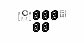 HJS Leistritz 82 14 1790 Mounting kit for exhaust system 82141790