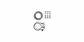 HJS Leistritz 82 14 1846 Mounting Kit, catalytic converter 82141846