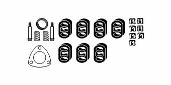 HJS Leistritz 82 14 2704 Mounting kit for exhaust system 82142704