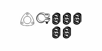 HJS Leistritz 82 14 2786 Mounting kit for exhaust system 82142786