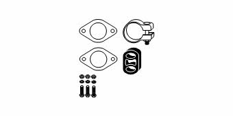 HJS Leistritz 82 14 3315 Mounting kit, catalyst converter 82143315