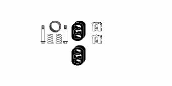 HJS Leistritz 82 14 9045 Mounting kit for exhaust system 82149045