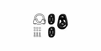 HJS Leistritz 82 15 0308 Mounting kit for exhaust system 82150308