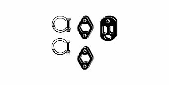 HJS Leistritz 82 22 4651 Mounting kit for exhaust system 82224651