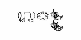 HJS Leistritz 82 23 4146 Mounting kit for exhaust system 82234146