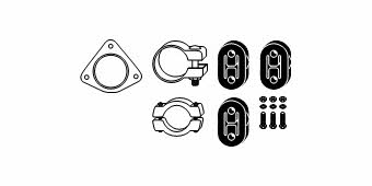 HJS Leistritz 82 23 4164 Mounting kit for exhaust system 82234164