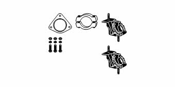 HJS Leistritz 82 23 4172 Mounting kit for exhaust system 82234172