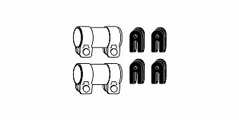 HJS Leistritz 82 23 4334 Mounting kit for exhaust system 82234334