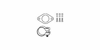 HJS Leistritz 82 23 4481 Mounting kit for exhaust system 82234481